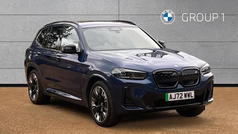 Blue Used 2022 BMW iX3 M Sport SUV | £33,995 (A bit pricey) - Image 1/4