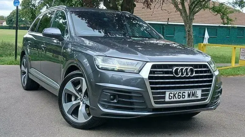 Used Audi Q7 S-Line 218 HP (160 kW) 2016 Grey SUV