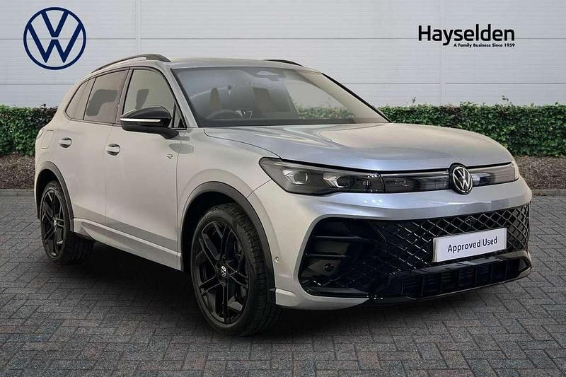 Silver Used 2025 VW Tiguan R-line SUV | £35,185 (A bit pricey) - Image 1/4