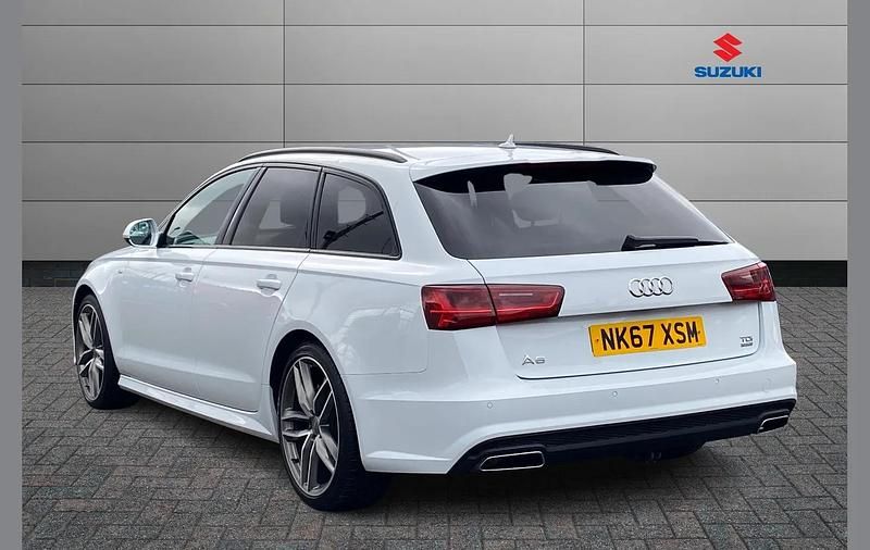 Used Audi A6 Black Edition 187 HP (137 kW) 2017 White Estate