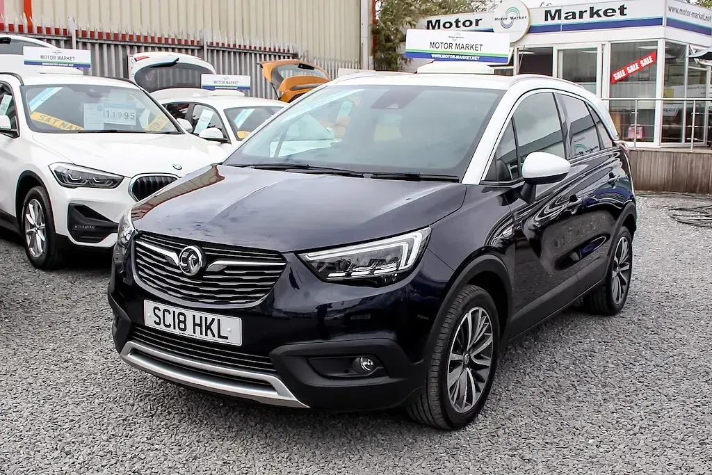 Used Vauxhall Crossland X Ultimate 130 HP (95 kW) 2018 Blue SUV