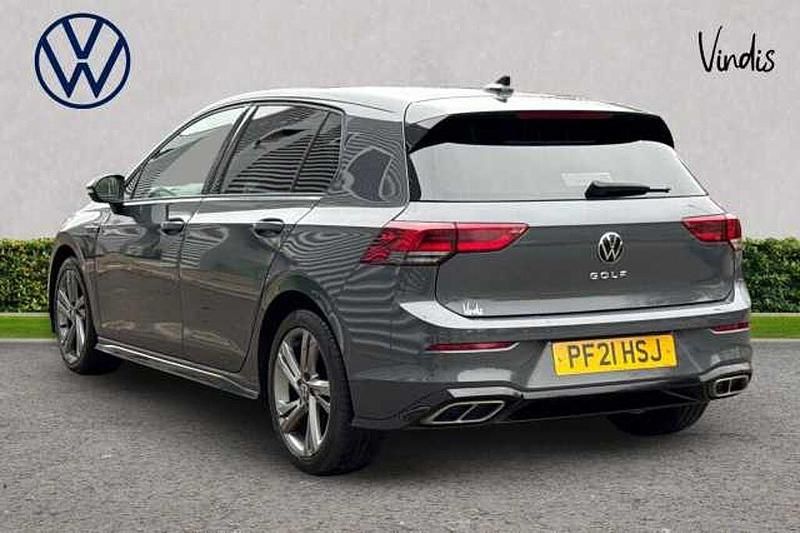 Used VW Golf VIII R-line 130 HP (95 kW) 2021 Grey Hatchback