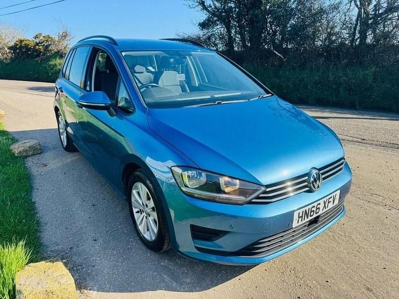 Used VW Golf Sportsvan SE 125 HP (91 kW) 2016 Blue MPV