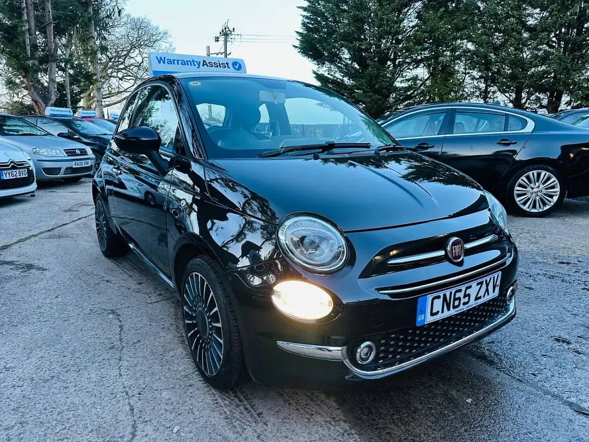 Używany Fiat 500 Lounge 69 KM (50 kW) 2015 Czarny Hatchback