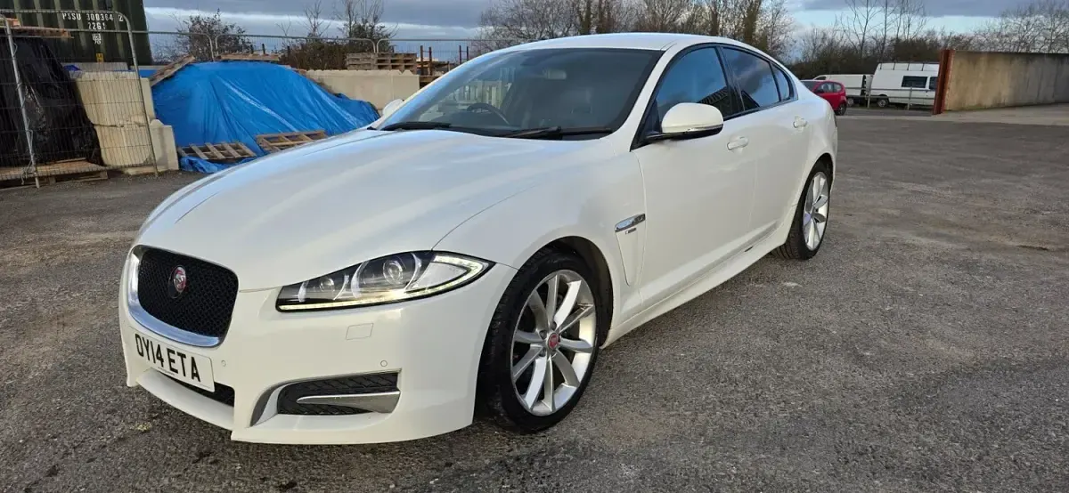 Used Jaguar XF R-Sport 163 HP (119 kW) 2014 White Sedan