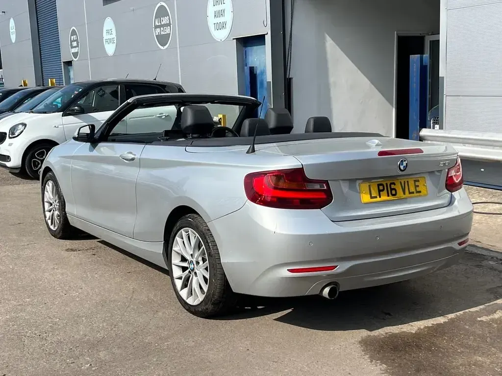 Used BMW 218 Performance 136 HP (100 kW) 2016 Silver Cabriolet