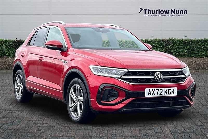 Red Used 2023 VW T-Roc R-line SUV | £23,012 (Fair price) - Image 1/4