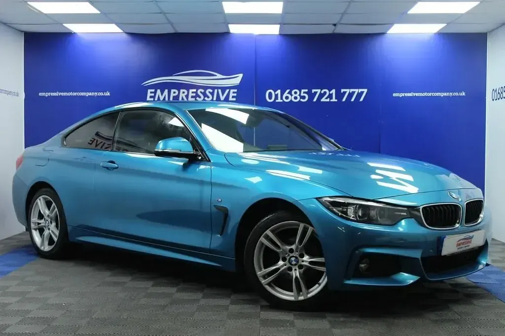 Usado BMW 420 M Sport 184 CV (135 kW) 2018 Azul Coupe