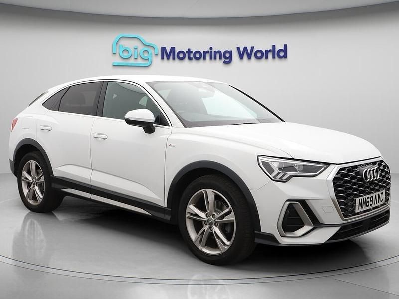White Used 2020 Audi Q3 Sportback S-Line SUV | £22,900 (Good price) - Image 1/4