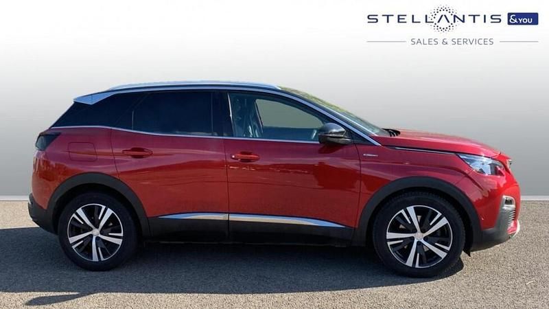 Red Used 2017 Peugeot 3008 GT-line SUV | £10,594 (Fair price) - Image 1/4