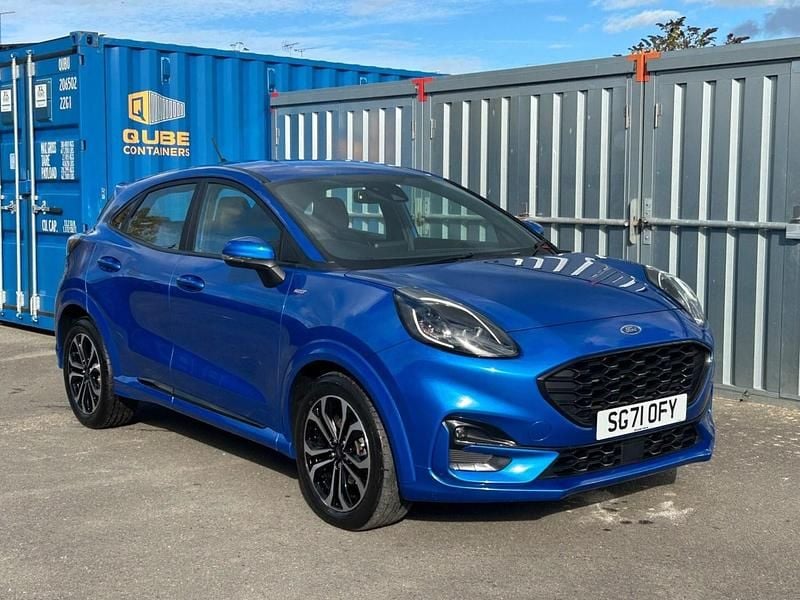 Usado Ford Puma ST-Line 125 HP (91 kW) 2021 Azul Citadino