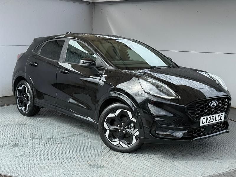 Black New 2025 Ford Puma ST-Line X SUV | £23,999 - Image 1/4