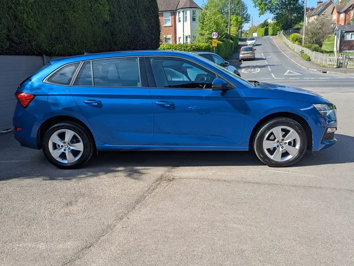 Used Skoda Scala SE 2022 Blue Hatchback