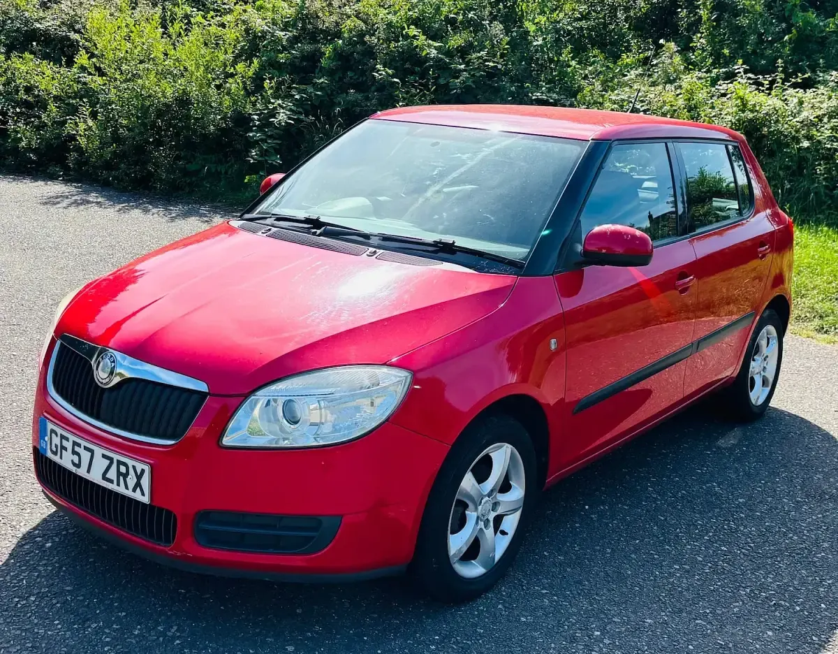 Used Skoda Fabia 105 HP (77 kW) 2007 Red Hatchback