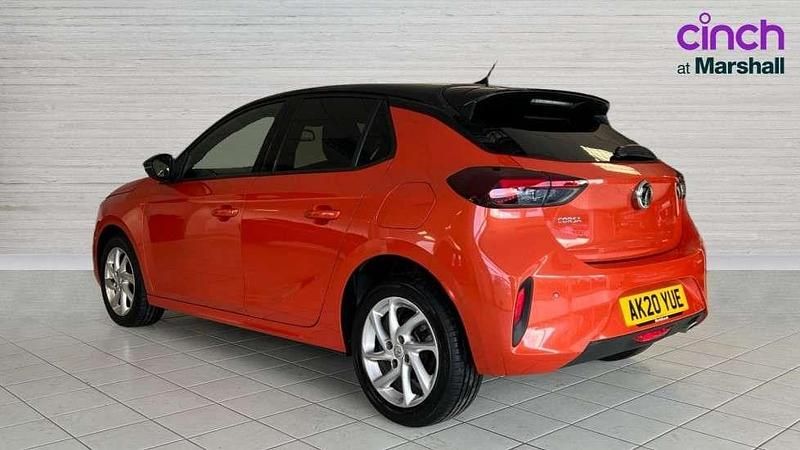 Used Vauxhall Corsa SRi 100 HP (73 kW) 2020 Orange Hatchback