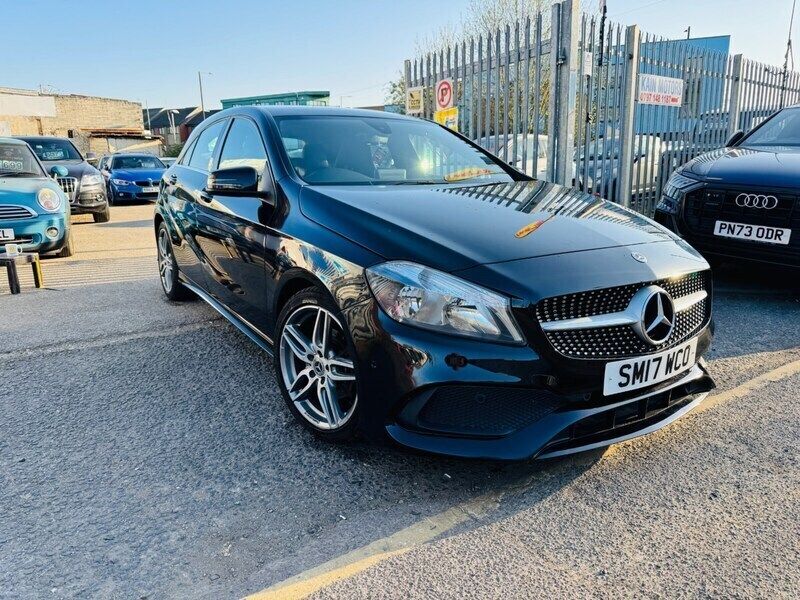 Black Used 2017 Mercedes A180 Executive Hatchback | £9,949 (Fair price) - Image 1/4