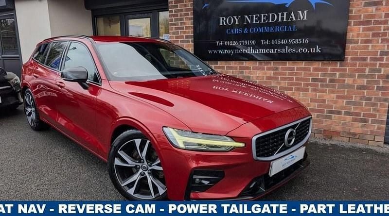 Red Used 2019 Volvo V60 R-Design Estate | £14,990 (Fair price) - Image 1/3