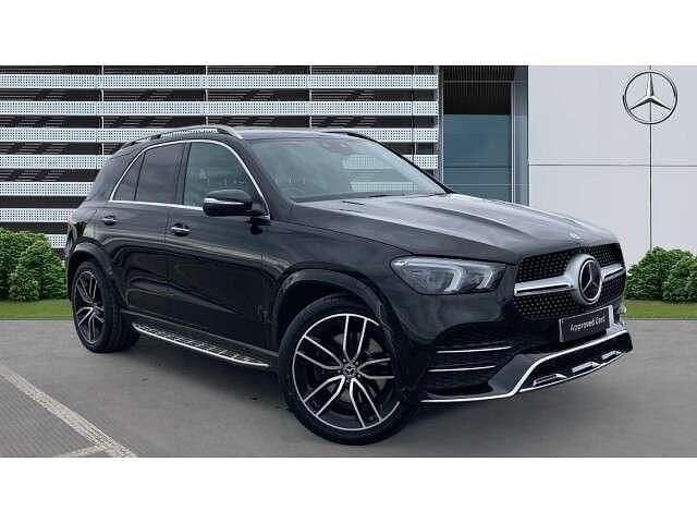 Black Used 2021 Mercedes GLE400 AMG line SUV | £50,573 (Fair price) - Image 1/4