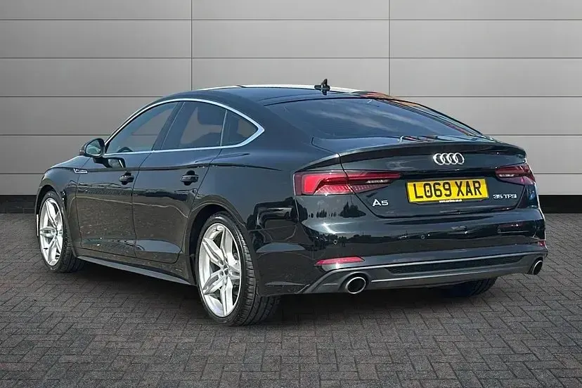 Used Audi A5 Sportback S-Line 148 HP (108 kW) 2019 Mythos black Hatchback