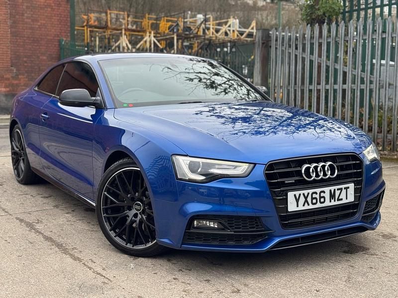 Used Audi A5 Design 245 HP (180 kW) 2016 Blue Coupe