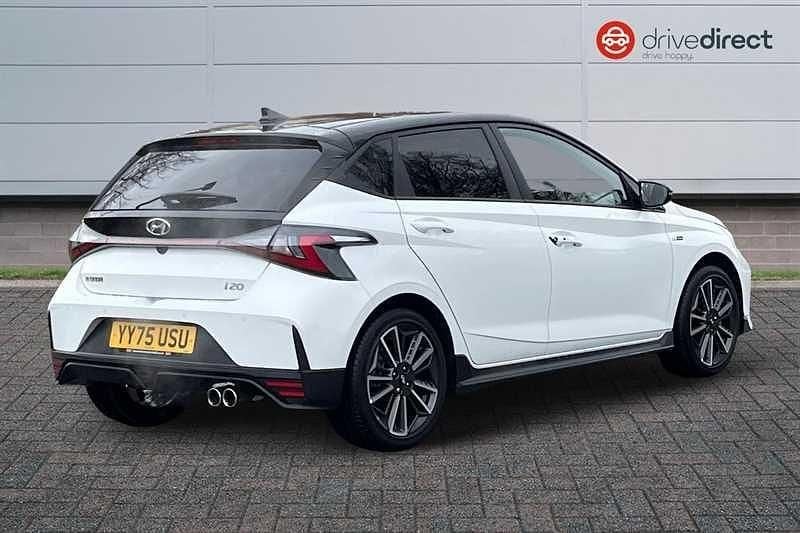 New Hyundai i20 N Line 120 HP (88 kW) 2025 White Hatchback