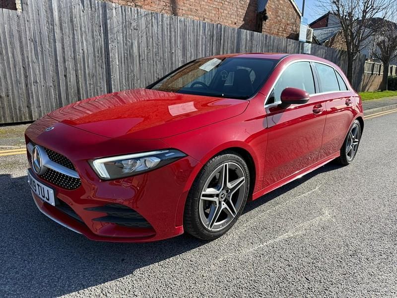 Used Mercedes A200 AMG line 2019 Red Hatchback