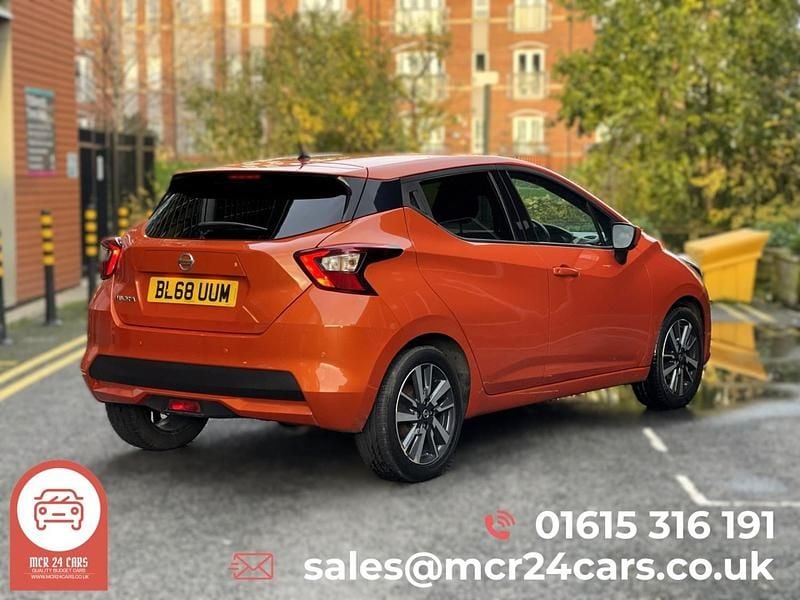 Used Nissan Micra N-Connecta 90 HP (66 kW) 2018 Orange Hatchback