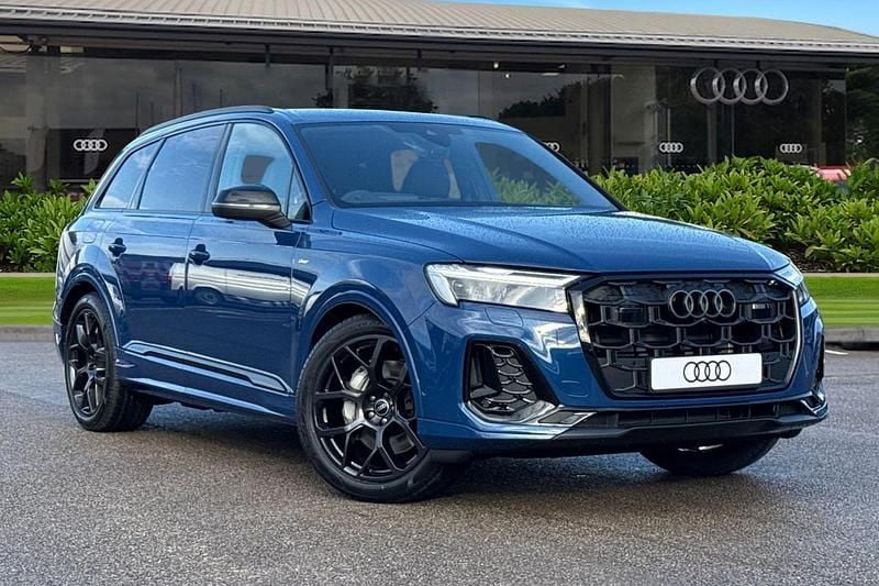 New Audi Q7 Black Edition 2025 Blue SUV