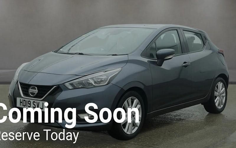 Used Nissan Micra Acenta 101 HP (74 kW) 2019 Grey Hatchback