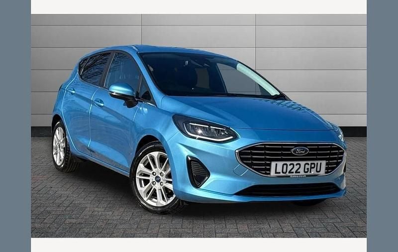 Used Ford Fiesta Titanium 125 HP (91 kW) 2022 Blue Hatchback