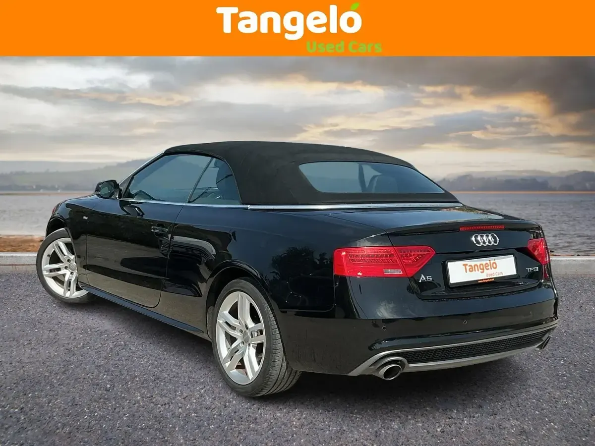 Used Audi A5 Cabriolet S-Line 170 HP (125 kW) 2015 Black Cabriolet