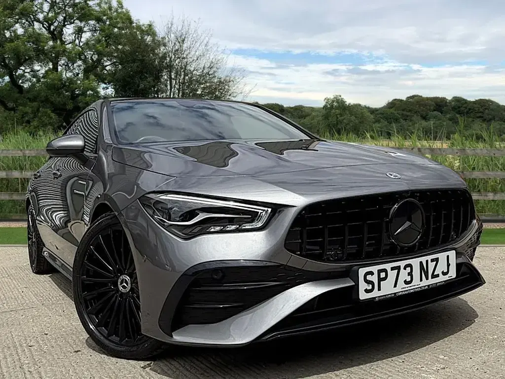 Used Mercedes CLA220 AMG line 190 HP (139 kW) 2023 Grey Coupe