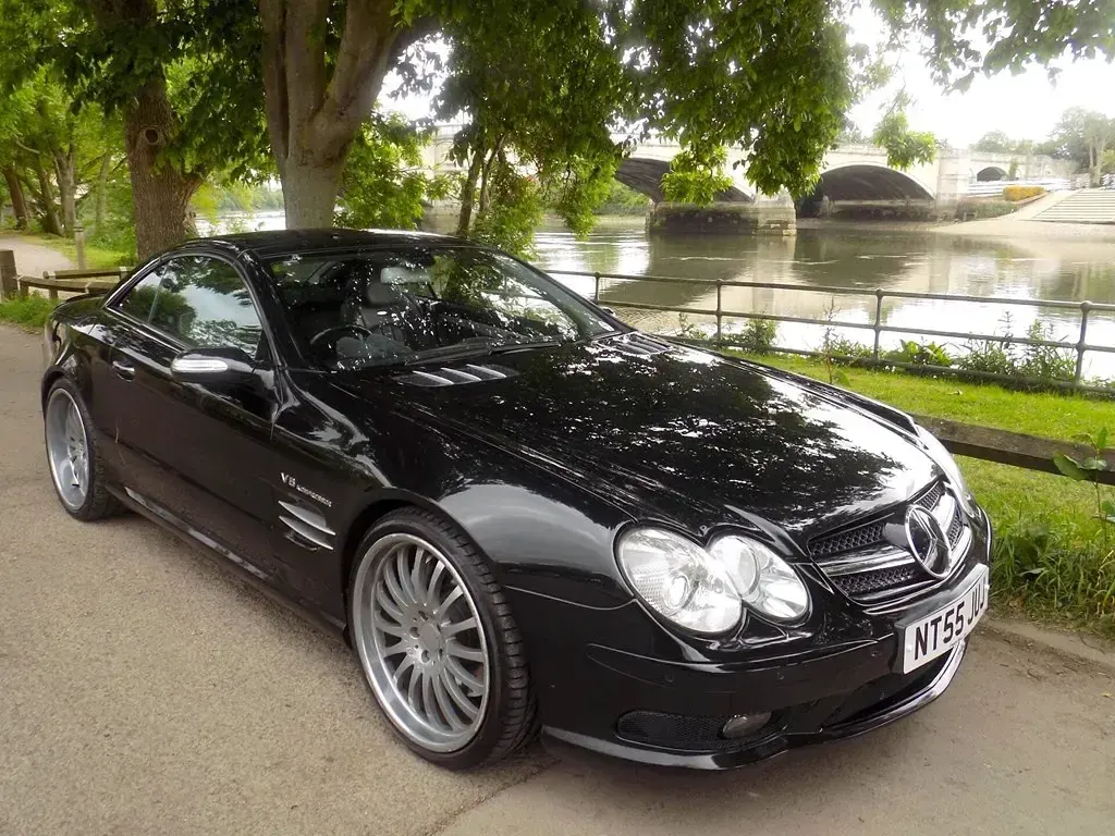 Used Mercedes SL55 AMG AMG 2005 Black Cabriolet