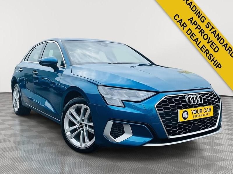 Used Audi A3 Sportback e-tron Sport 204 HP (150 kW) 2021 Blue Hatchback