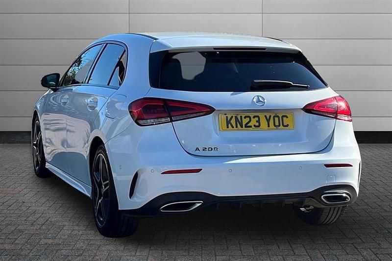 Used Mercedes A200 Executive 163 HP (119 kW) 2023 Digital white Hatchback