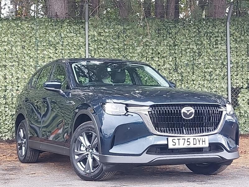 Blue New 2025 Mazda CX-60 Exclusive-Line SUV | £32,498 (Super price) - Image 1/4