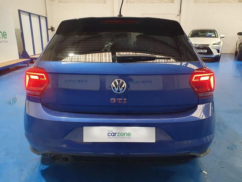 Used VW Polo GTI 200 HP (147 kW) 2019 Blue Hatchback