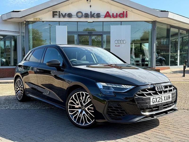 Black Used 2025 Audi S3 Sportback Advanced Hatchback | £45,390 - Image 1/4