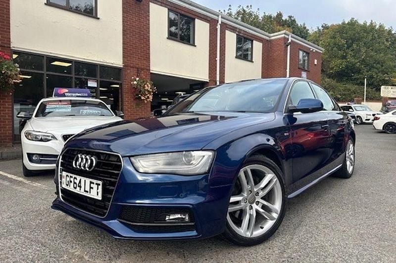Blue Used 2014 Audi A4 S-Line Sedan | £6,988 (Good price) - Image 1/1