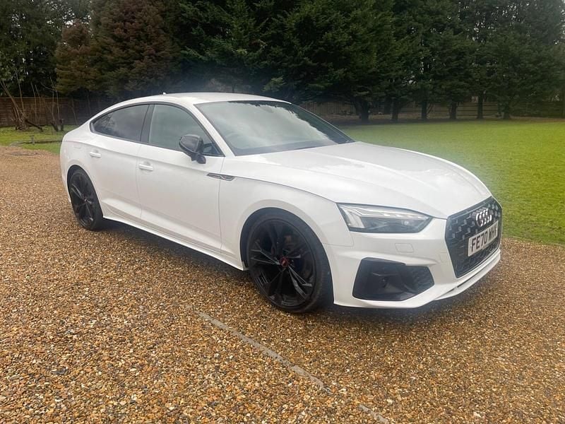 Used Audi A5 Sportback Comfort 245 HP (180 kW) 2020 White Hatchback