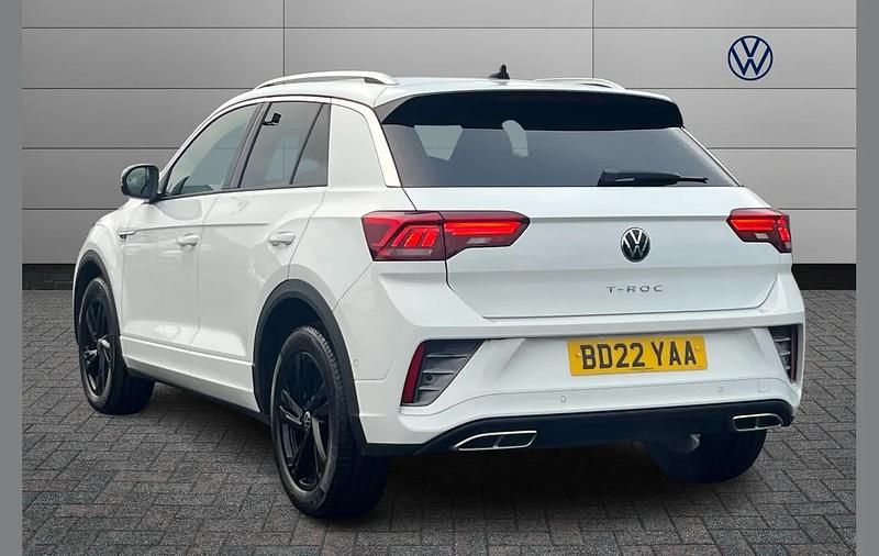 Used VW T-Roc R-line 150 HP (110 kW) 2022 White SUV