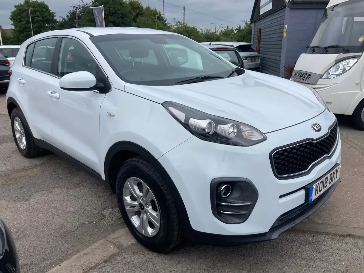 Used Kia Sportage 115 HP (84 kW) 2018 White SUV