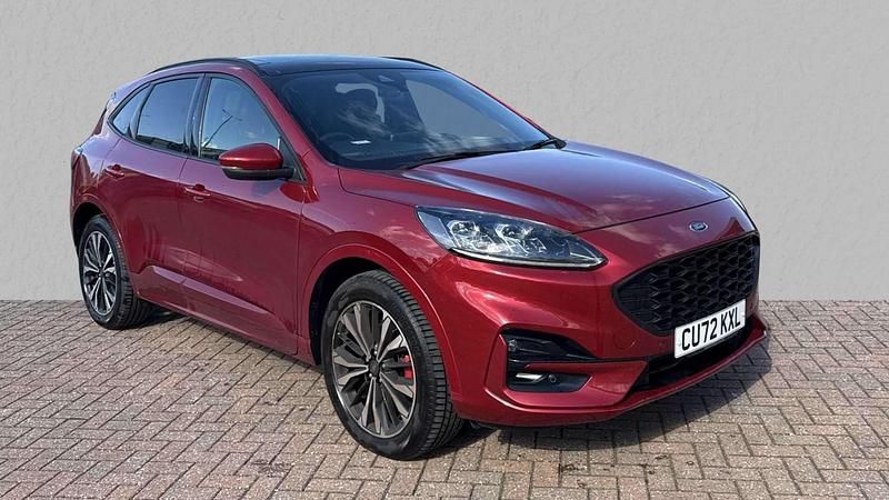 Red Used 2022 Ford Kuga ST-Line X SUV | £22,840 (Fair price) - Image 1/3