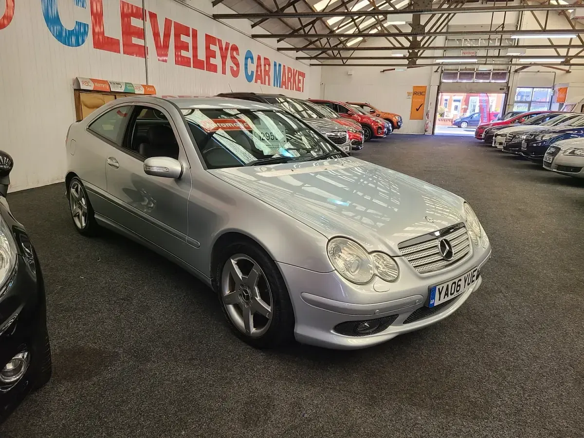 Used Mercedes C180 2006 Silver Coupe