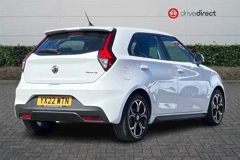 Used MG MG3 Excite 106 HP (77 kW) 2022 White Hatchback