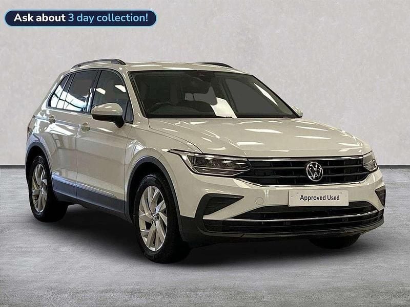 White Used 2021 VW Tiguan Life SUV | £15,422 (Fair price) - Image 1/4