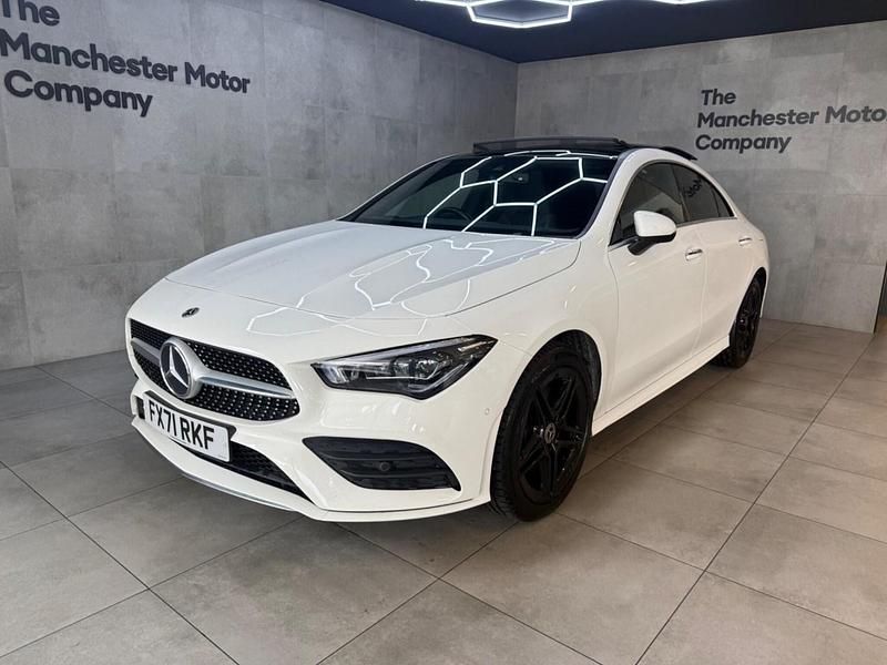 White Used 2021 Mercedes CLA250e AMG Line Premium Plus Sedan | £17,990 (Fair price) - Image 1/4