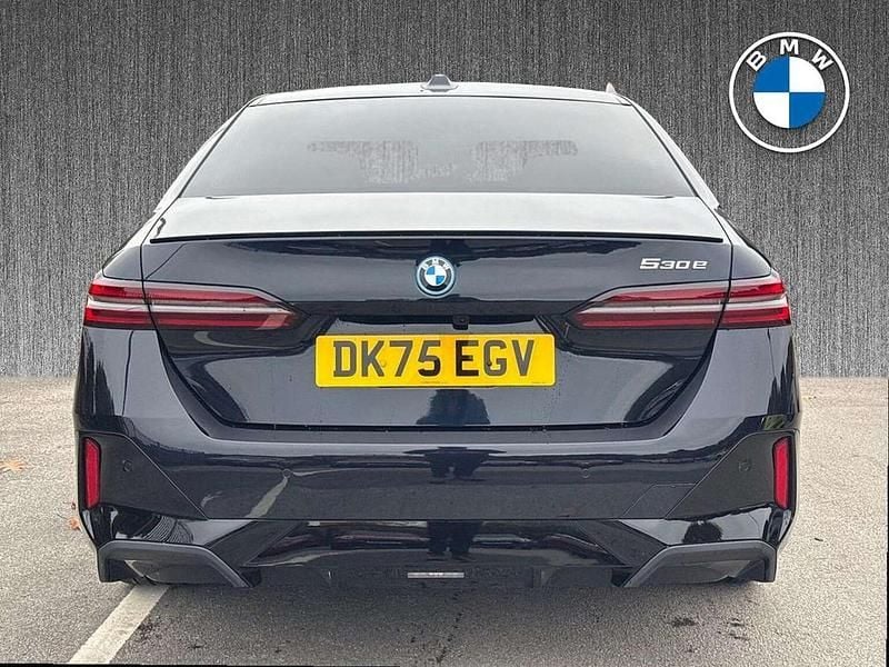 New BMW 530e M Sport 2025 Black Sedan