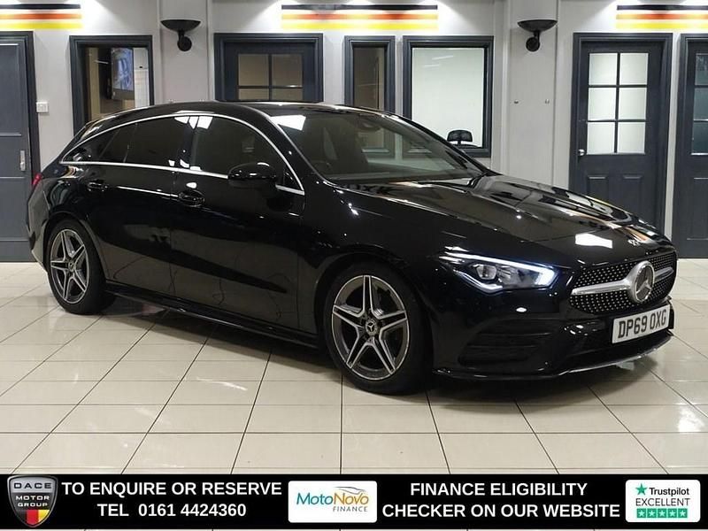 Used Mercedes CLA180 Shooting Brake AMG line 136 HP (100 kW) 2019 Black Estate