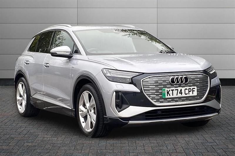 Silver Used 2024 Audi Q4 e-tron S-Line SUV | £29,850 (Super price) - Image 1/4
